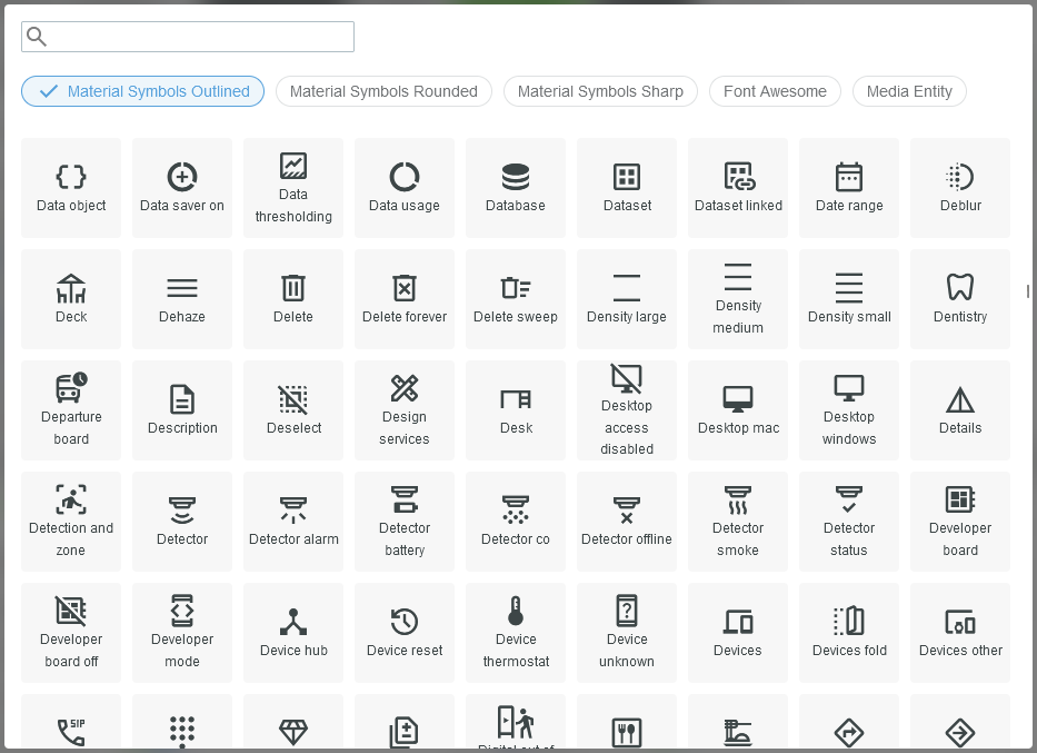 Icon Selector