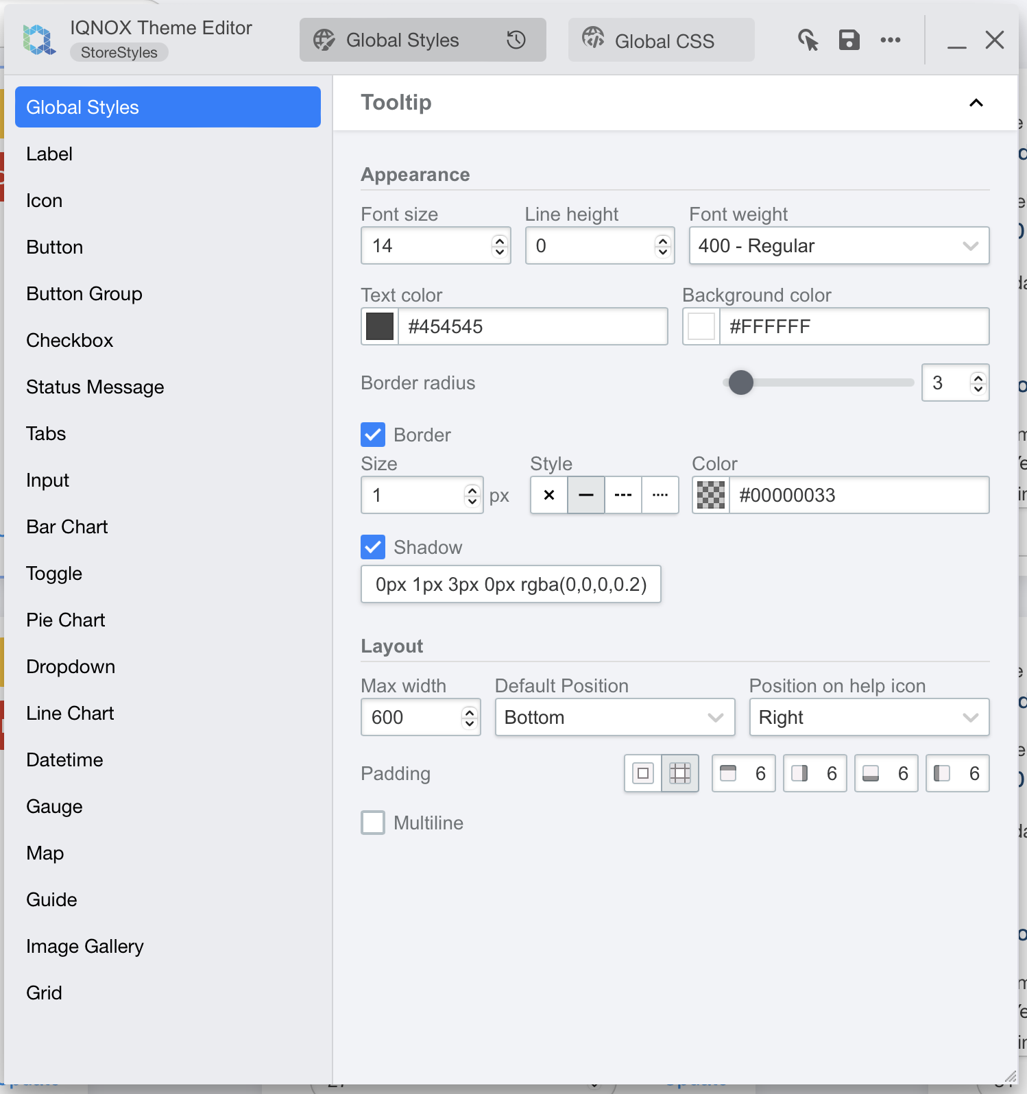 Runtime Theme Editor